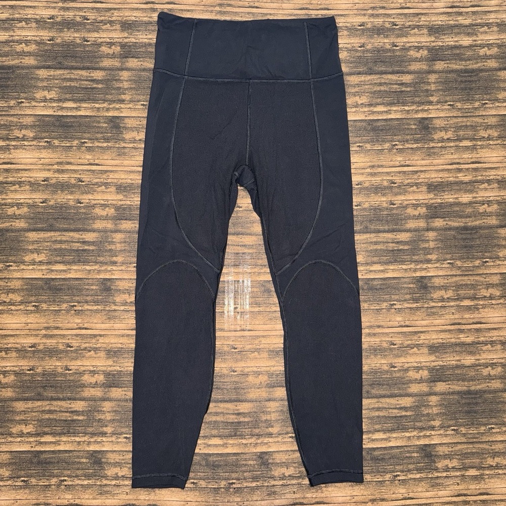 Athleta Women's Rise Up Rib 7/8 Tight Black Size M